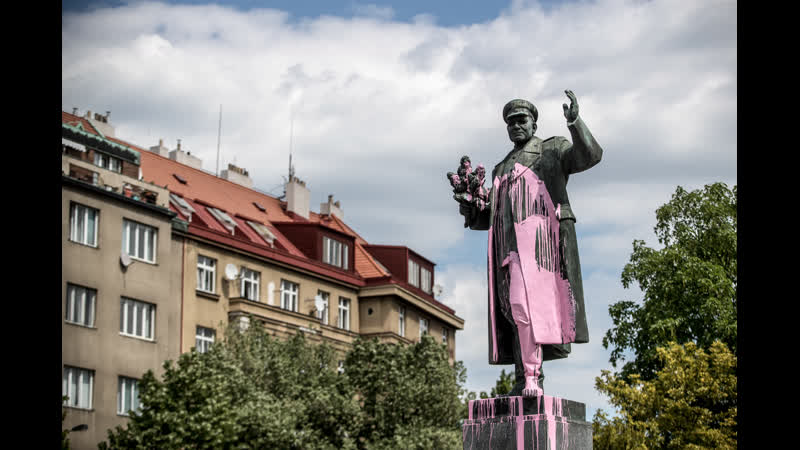 У празе прыбяруць з вачэй помнік савецкаму маршалу