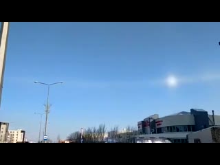 Астана 01 03 2019 утро гало 5 солнц