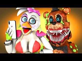 Кошмарный фнаф vs глэмрок перчатка бесконечности челлендж [ной fnaf 3d sfm твистед анимация]