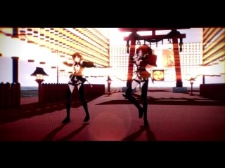 【mmd】宵々古今 yoiyoi kokon cul x torii