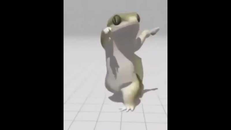 Ебнутая ящерка флексит под чеченскую музыку