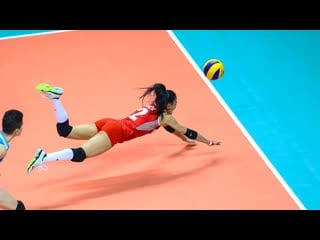 Simge akoz amazing volleyball libero crazy saves (hd)