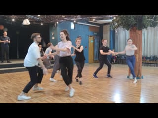 Занятие comp&fast no rock step charleston routine + fast swingout