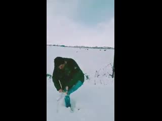 Nasrallah harmoush on snow