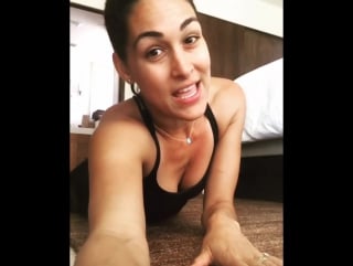 Brie bella on instagramtoday is day 2 of the challenge for me and i call out @johncena thebellatwins 💪🏼😎💯 i was challenged by m