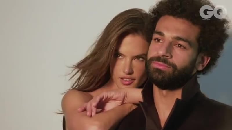 Мохамед салах и алессандра амброзио для gq middle east