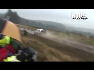 Petter solberg very big jump wales rally gb 2009
