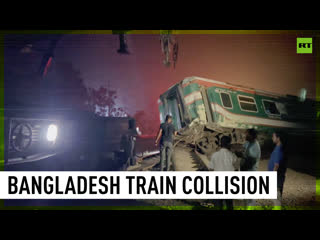 Dozens injured as two trains collide head on in comilla, bangladesh