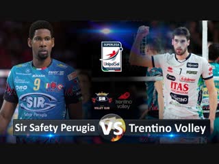 Sir safety perugia vs trentino volley highlights italian volleyball super league