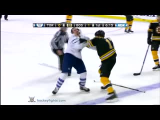 Colton orr vs milan lucic