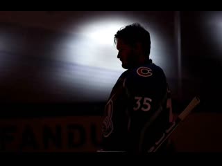 Hutchinson saves avs with first career playoff win