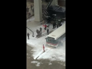 Jeremy lawrence they're filming shazam outside my building #dc #zacharylevi #shazam