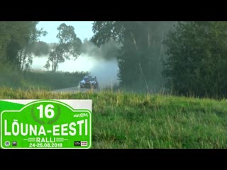 Lõuna eesti ralli 2018 action crash
