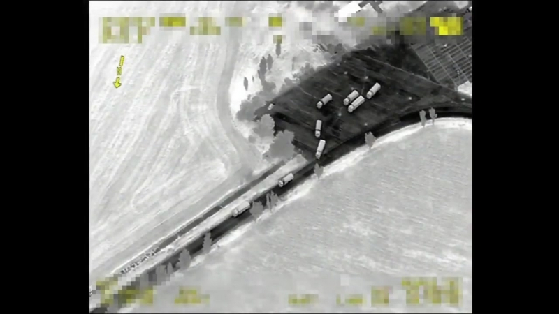 Osce smm spotted convoys of trucks entering and exiting ukraine in donetsk region