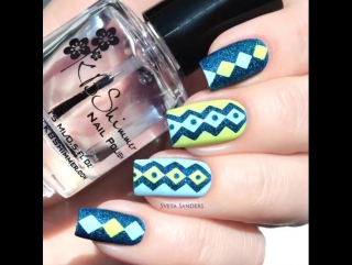 Sveta sanders on instagram videotutorial ncla teal the end lakodom shopncla deborahlippmann spring buds blue orhid nailvinyls fr