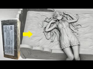 【無職転生】エリス ネグリジェver のフィギュアを作ってみた【sculpture clay figure】eris musyoku tennsei jobless reincarnation