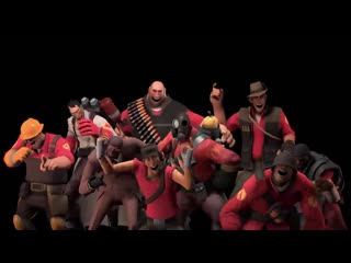 Tf 2 mercs laugh animated