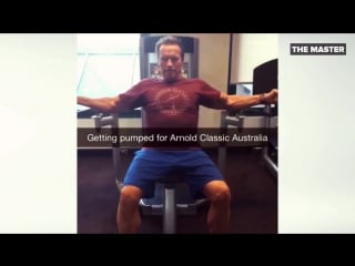 Arnold schwarzenegger motivation 68 years old training workout gym bodybuilding