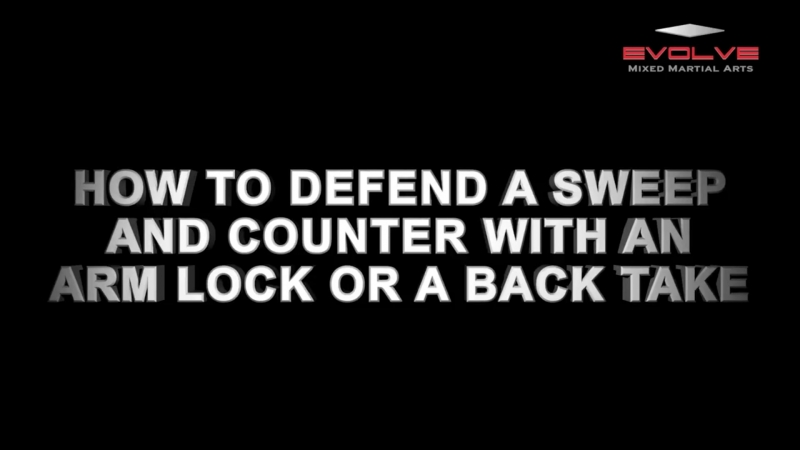 Sweep porn video – Fabio da mata how to defend a sweep and counter with an arm lock or a back take