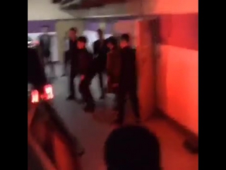 Fancam hotel 150123 tvxq! leaving the hotel and going to the venue