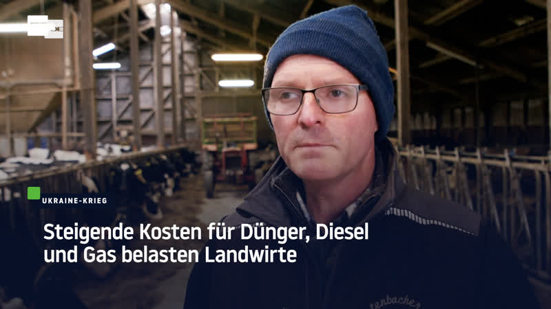 Steigende kosten für dünger, diesel und gas belasten landwirte