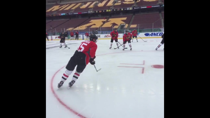 Тренироа в миннесоте на открытом стадионе tcf bank stadium