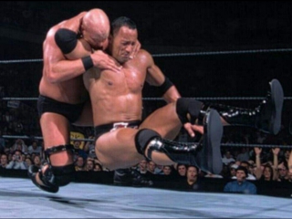 The rock vs steve austin wrestlemania 17, г