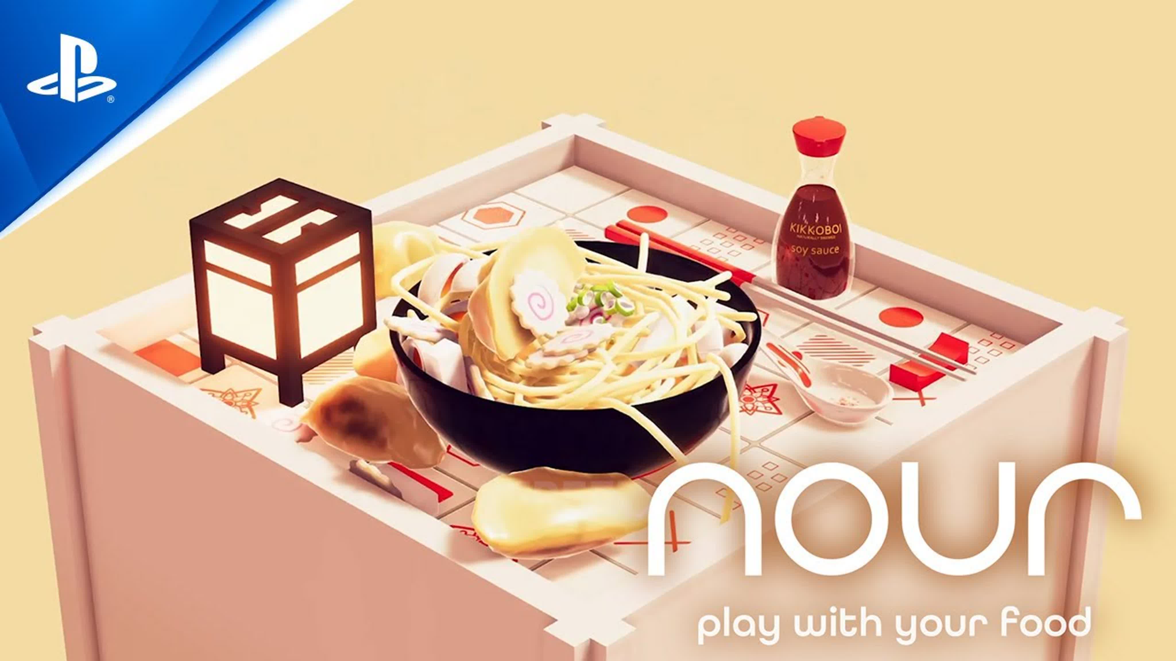 Nour play with your food audioemotion trailer 🎶🍜 | ps5