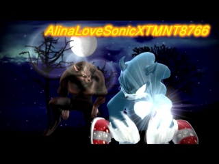 (mmd) (tmntxsonic) raphael werewolf and sonic werehog {radioactive}