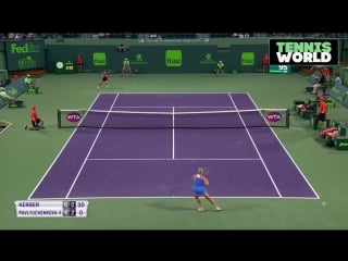 Angelique kerber vs anastasia pavlyuchenkova (hd highlights) miami open 2018