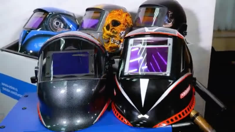 Сварочные маски true color с фильтром синего | арт сварка | сварочное ...