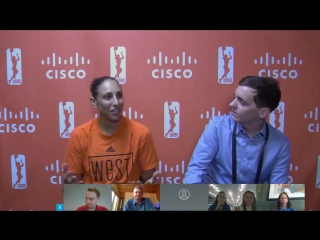 2017 wnba all star׃ diana taurasi talks to the media