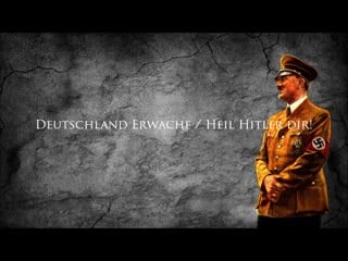 Deutschland erwache / heil hitler dir (english & german)