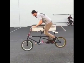 Aaron ross bmx barspin on huge bmx