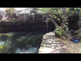 Cenote puertа maya купаться голышом!