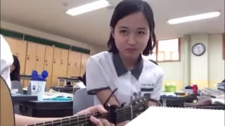 Cute korean student covers taeyang 눈,코,입 (eyes, nose, lips)