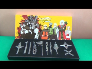 Naruto metal keychain set