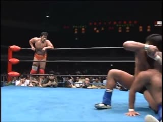 Jun akiyama & kenta kobashi (c) vs takao omori & yoshihiro takayama (ajpw october giant series 1999 day 17