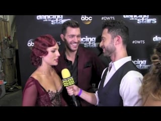 Andy grammer sharna burgess @ dancing with the stars season 21 week 5 i afterbuzz tv interview