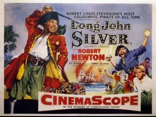 Длинный джон сильвер / долговязый джон сильвер / long john silver / return to treasure island (1954) приключения, молодые в кино
