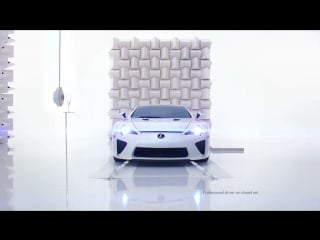 Красивый рекламный ролик lexus lfa