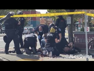 «антифа» ранили протестующего