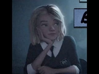 ↬ spider man into the spider verse ; gwen stacy