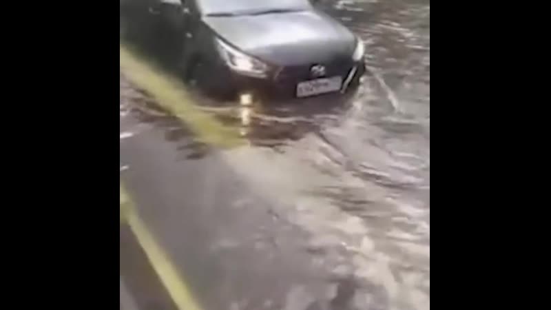 В красногорске затопило город