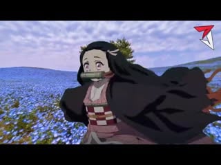 Бег незуко камадо / nezuko running meme (demon slayer)