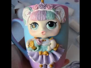 Кружка лол и ложка лол