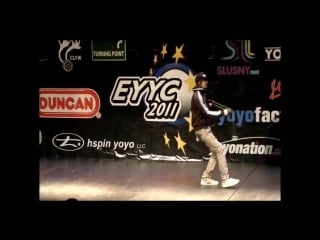 European yo yo champions 2011 1a prelim 22th mikhail dementiev (adidas originals yo yo player)