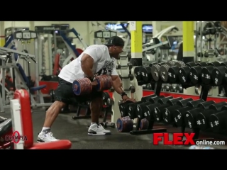 Two time mr olympia phil heaths back training 5 weeks out