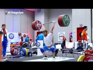 85kg warm up area clean jerks