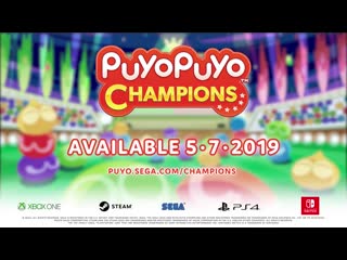 Puyo puyo champions announcement trailer